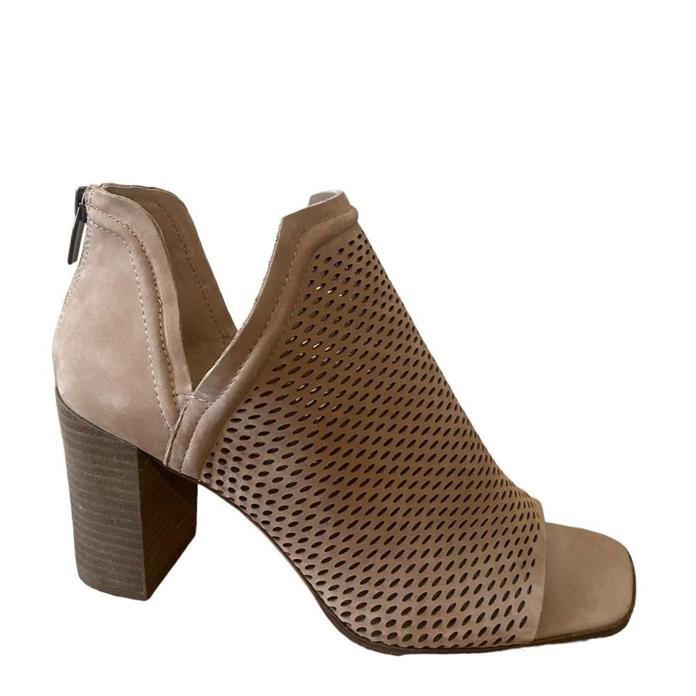 Vince Camuto | Katnina Suede Leather open toe Sandals | Heeled Bootie NWOB 10